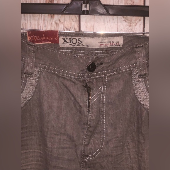 NWT! Mens XIOS PREMIUM Denim Bootcut Low Rise 36 X 32 LT Gray. - Picture 5 of 7